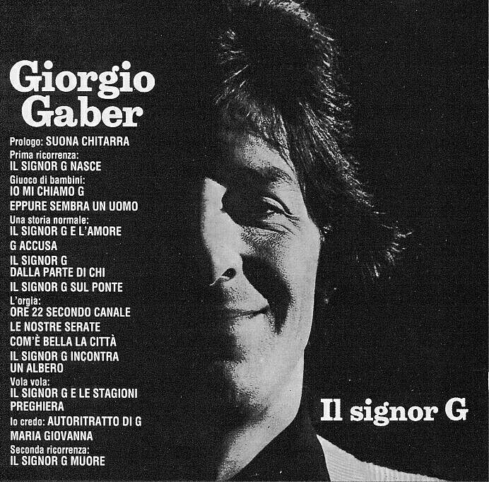 Il signor G